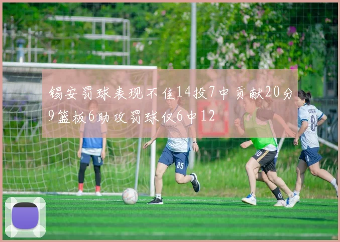 锡安罚球表现不佳14投7中贡献20分9篮板6助攻罚球仅6中12